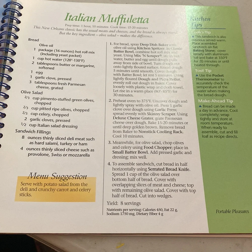 Pampered Chef‎ Main Dishes cookbook